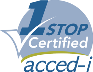 acced-i One Stop Shop certification logo